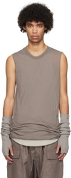 Rick Owens Gray Basic Tank Top