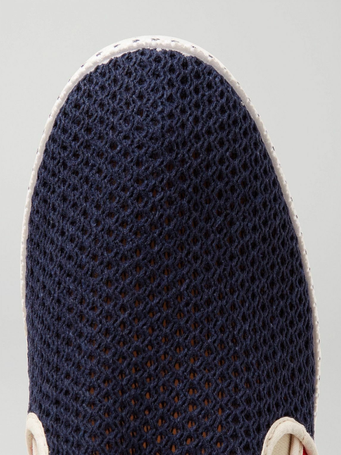 RIVIERAS - Cotton-Mesh and Canvas Espadrilles - Red