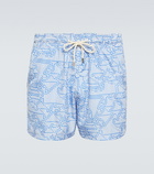 Arrels Barcelona Printed swim shorts