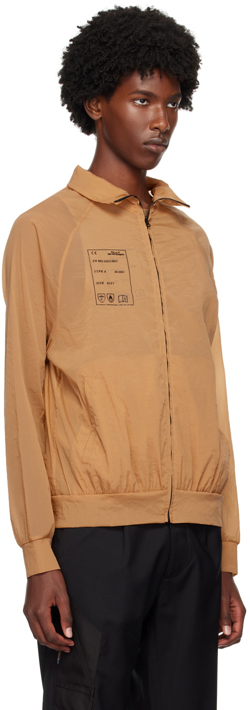 Olly Shinder Tan Sheer Jacket