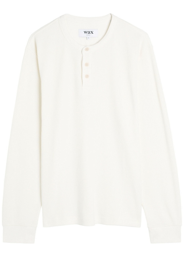 Photo: Wax London Cotton Henley top Ecru