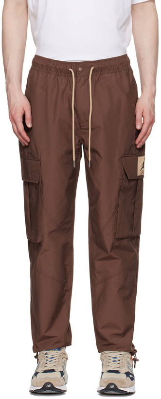 Photo: Nike Jordan Brown Flight Heritage Cargo Pants