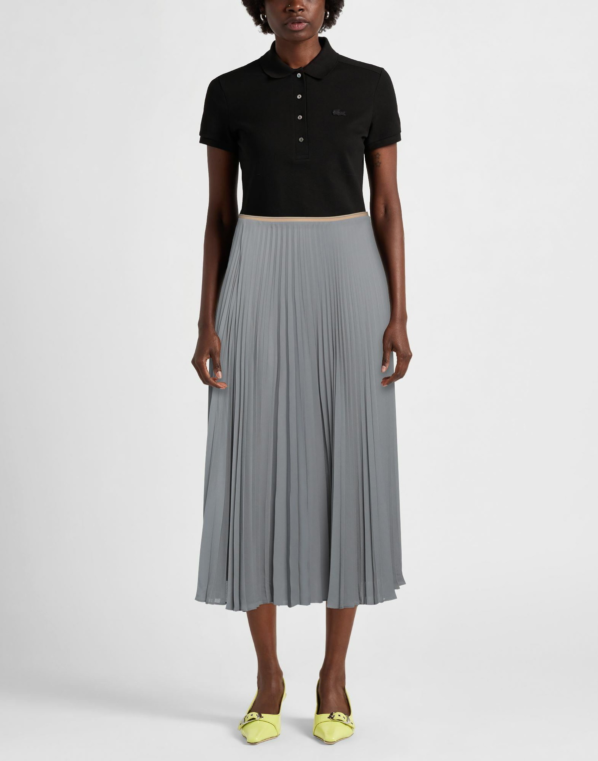 Vince. Womens Midi skirt in Grey