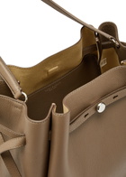 Tory Burch Romy Large Grained Leather Bucket bag - Taupe - One Size