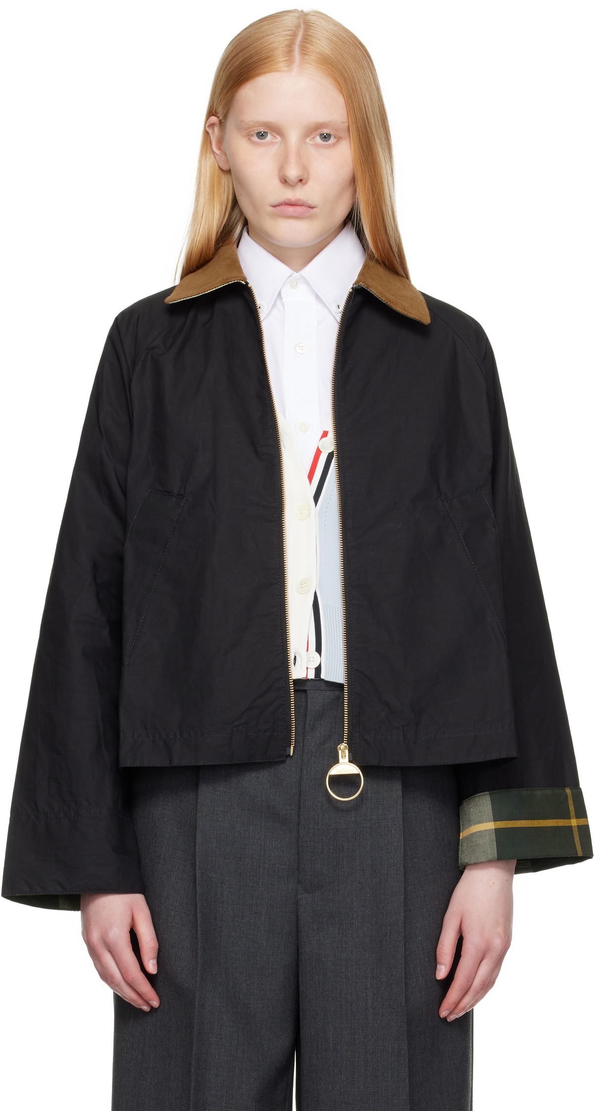 【関税&送料込】Barbour Rain Jacket Catlin BARBOUR CATLIN SHOWERPROOF JACKET in Black MSRP$390 British