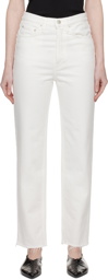 TOTEME White Classic Cut Jeans