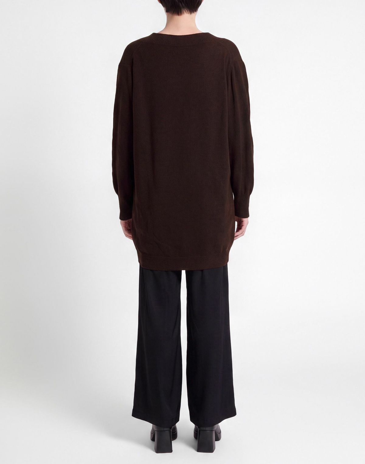 Jijil Womens Sweater Chocolate in Brown