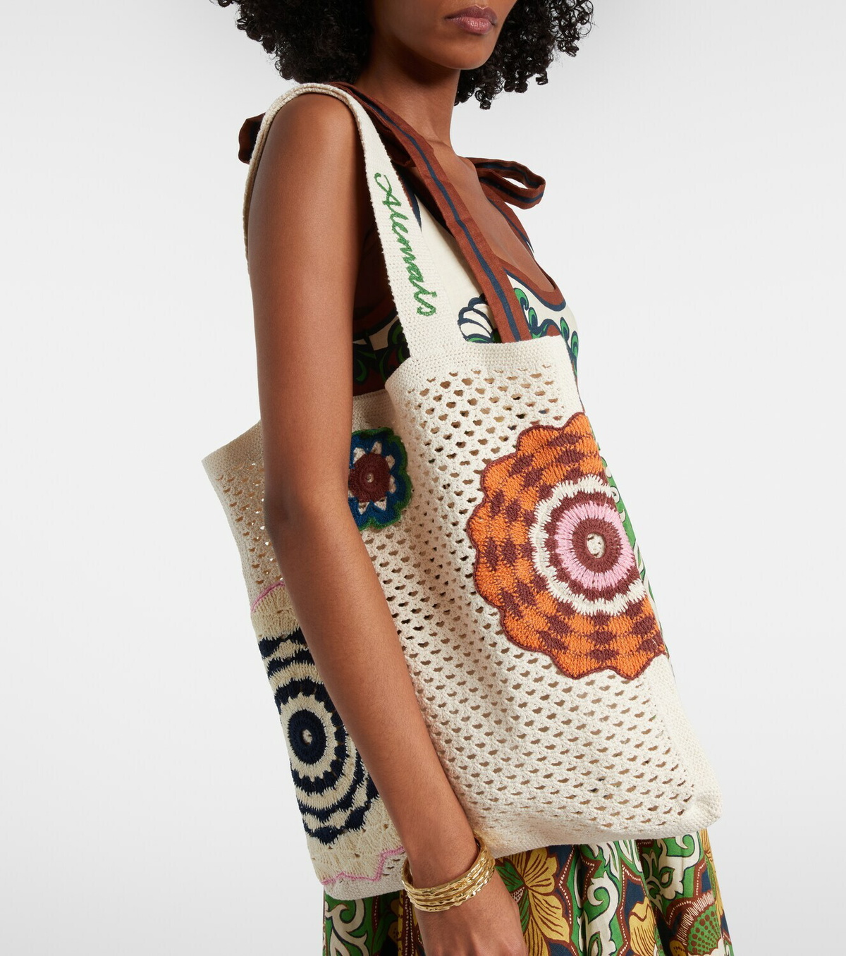 Alémais Medium crochet tote bag
