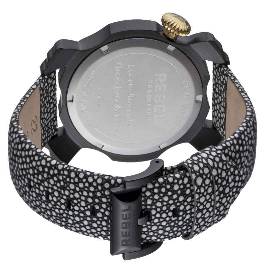 Rebel Coney Island Black Dial Watch RB104-6071