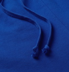 Gucci - Webbing-Trimmed Loopback Cotton-Jersey Sweatpants - Men - Blue