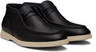 BOSS Black Tumbled Leather Desert Boots