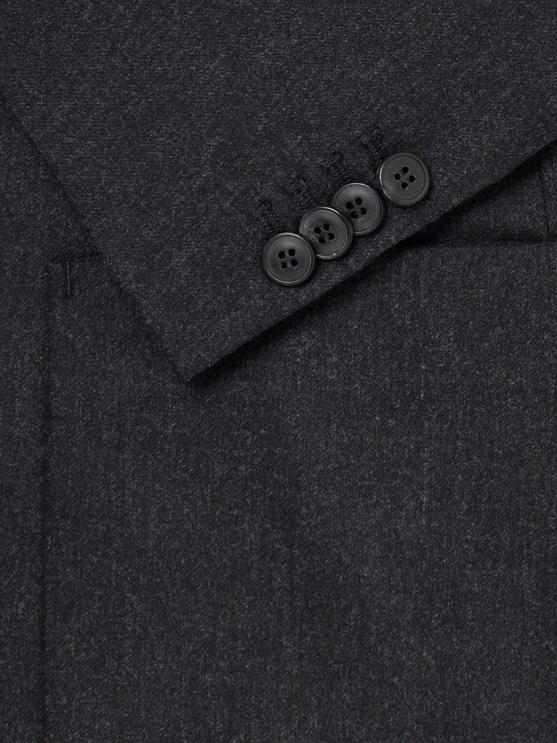 Sunspel - Wool and Cashmere-Blend Flannel Suit Jacket - Gray