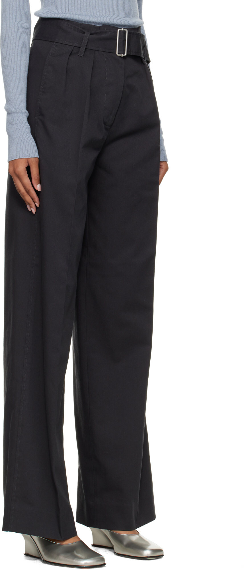 OUR LEGACY Navy Soar Trousers