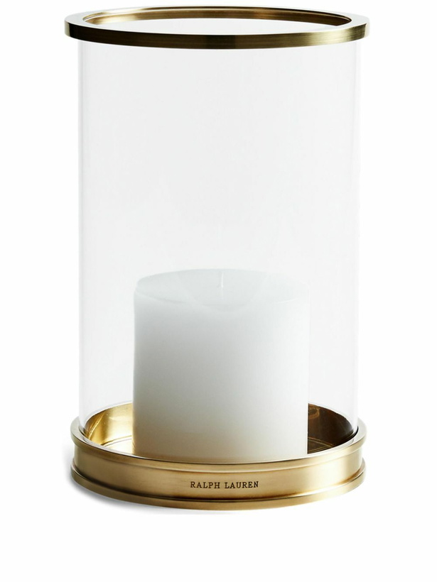 Photo: Ralph Lauren Home Gold-Tone Modern Brass Large Hurricane
