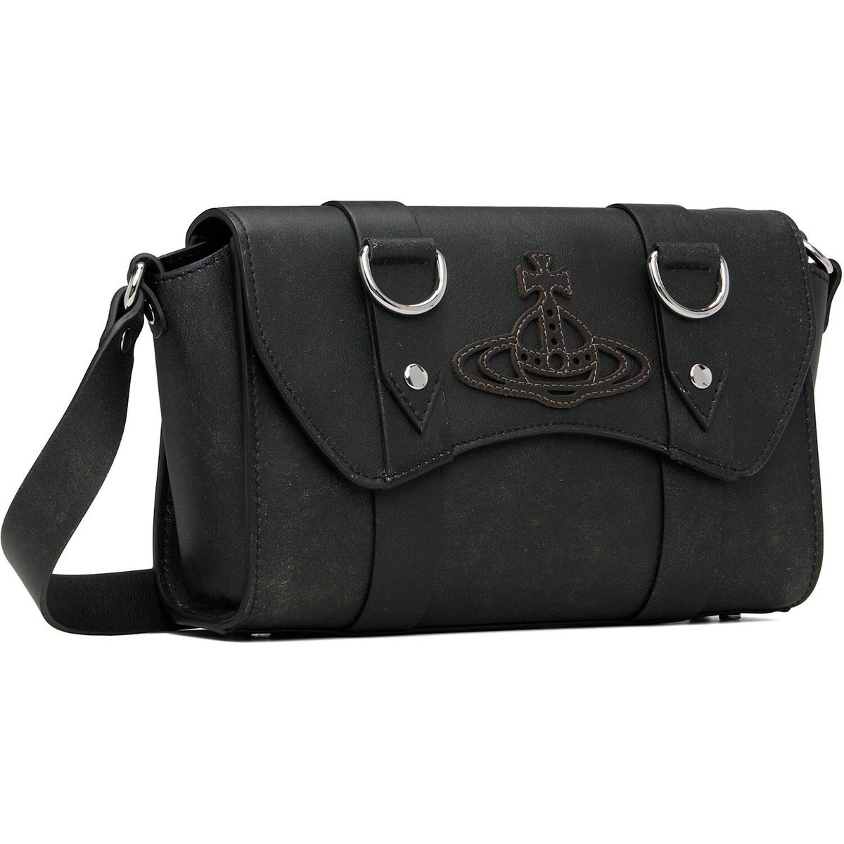 Vivienne Westwood Black Kimmy Crossbody Bag