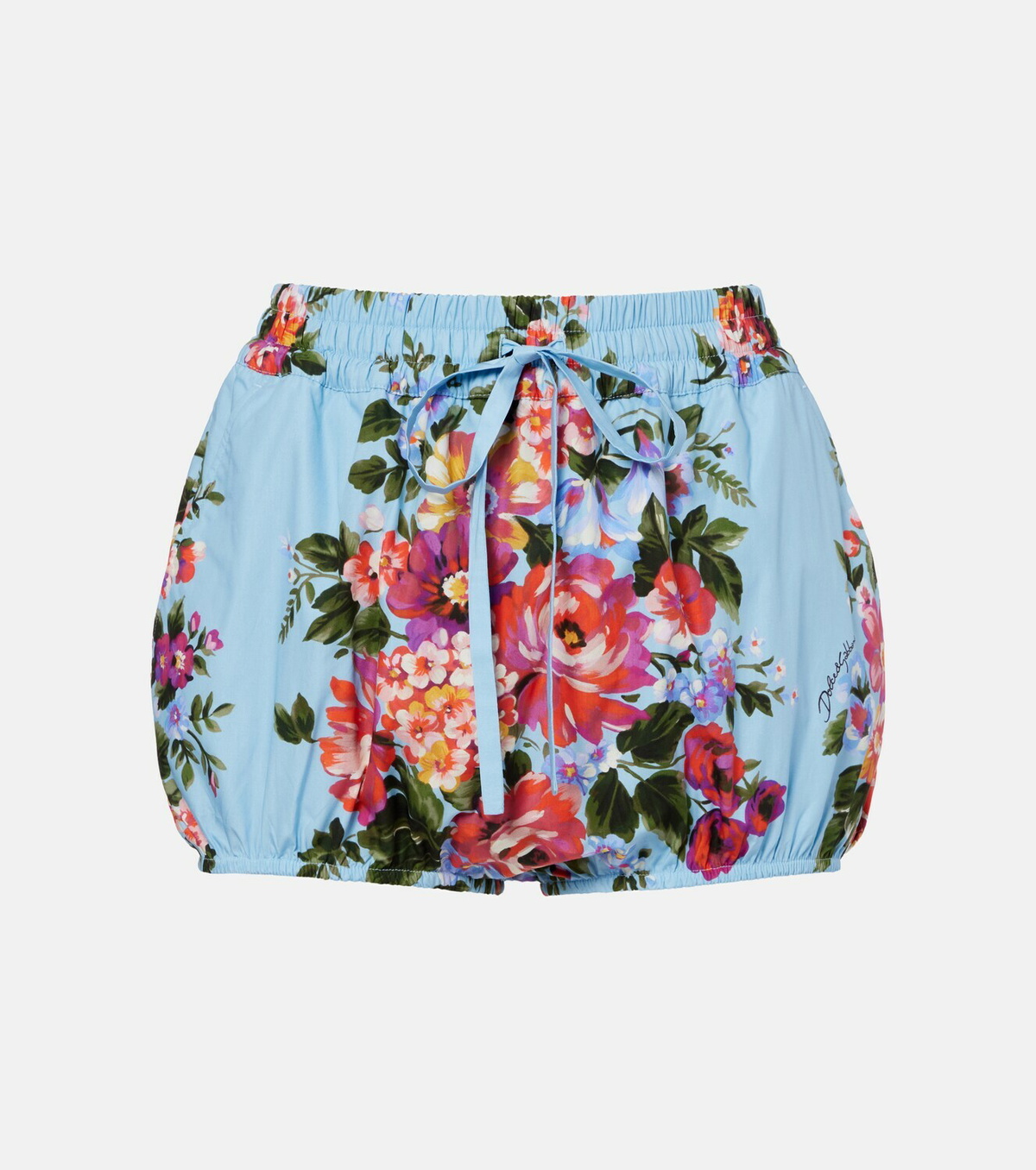 Dolce&Gabbana Floral cotton poplin shorts