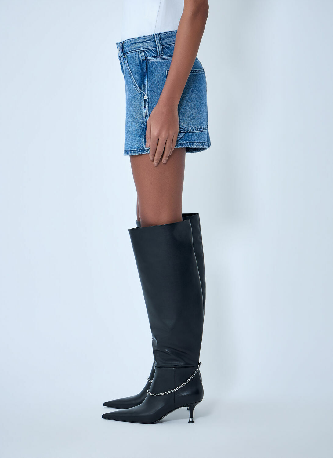 Alexander Wang Denim Mini Skirt