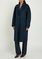 Joseph Franco Double-breasted Wool-blend Coat Indigo