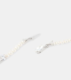 Alessandra Rich Embellished faux pearl necklace