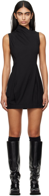 Photo: HODAKOVA Black Upside Down Trouser Minidress