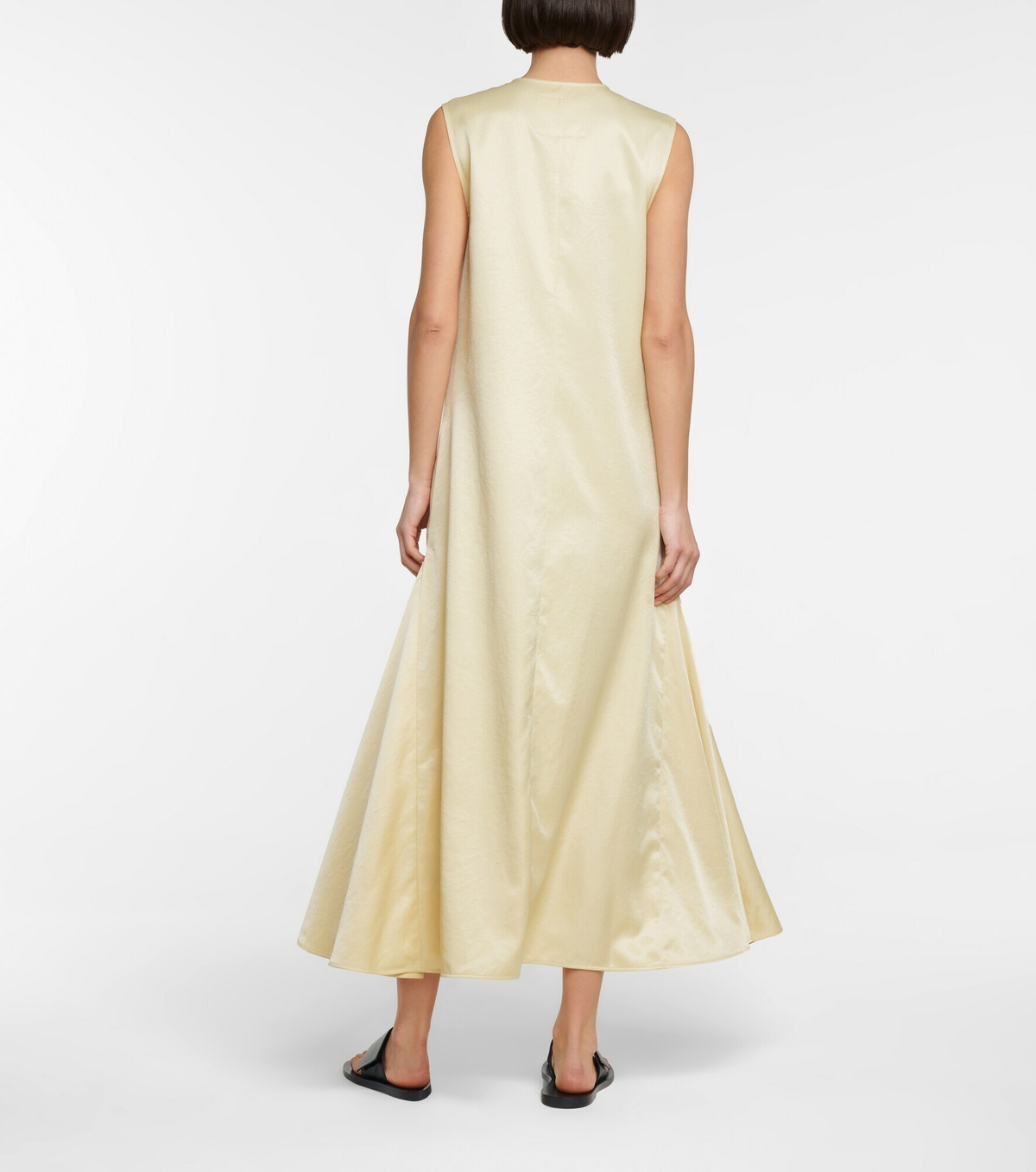 Jil Sander Voluminous Dress Woven Dresses 600064668blu