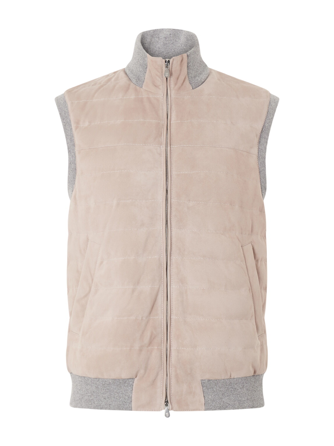 Brunello Cucinelli Wool-blend down vest Brunello Cucinelli