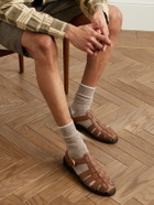 VINNY's - Full-Grain Leather Sandals - Brown