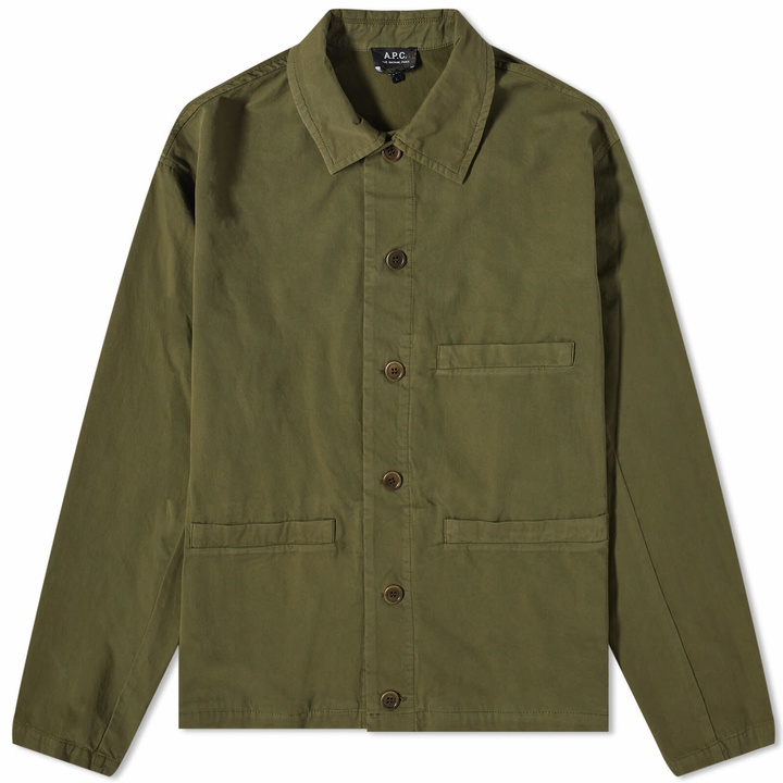 Photo: A.P.C. Men's Vianney Chore Jacket in Khaki