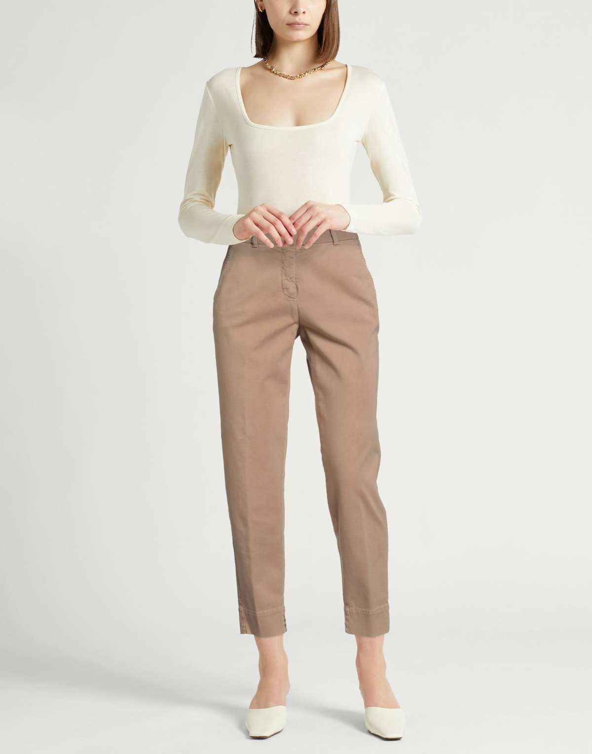 Peserico Womens Pants Sand