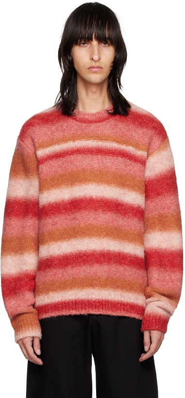 Photo: Wooyoungmi Red Striped Sweater