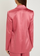 Alice + Olivia Billie Satin Blazer Pink