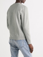 SAINT LAURENT - Printed Cotton-Blend Jersey Sweatshirt - Gray