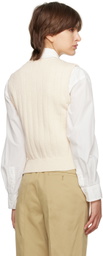 Dunst Beige Buttoned Vest