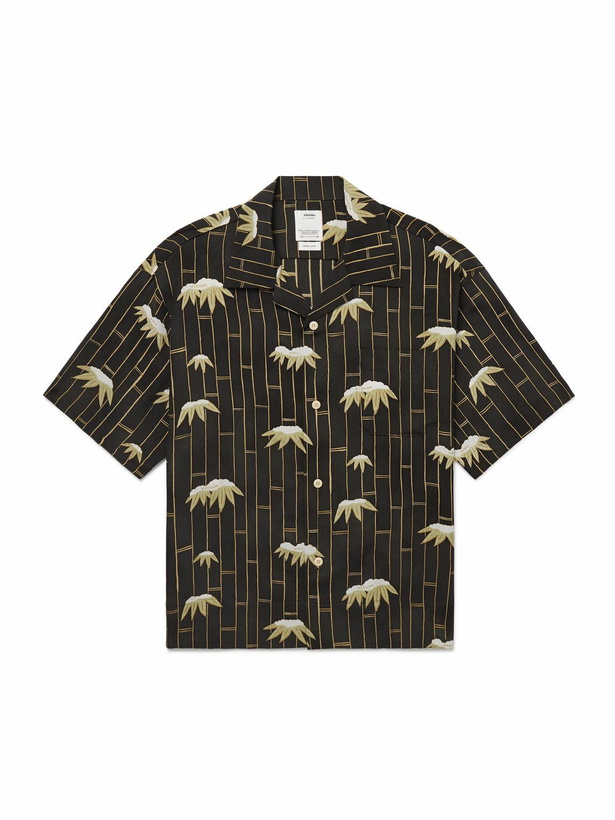 Visvim - Caban Camp-Collar Leopard-Print Silk Shirt - Animal print  