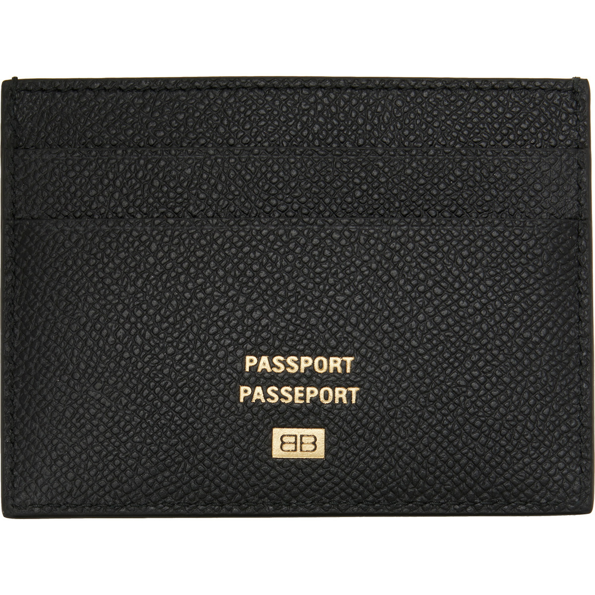 Balenciaga Black Passport Card Holder