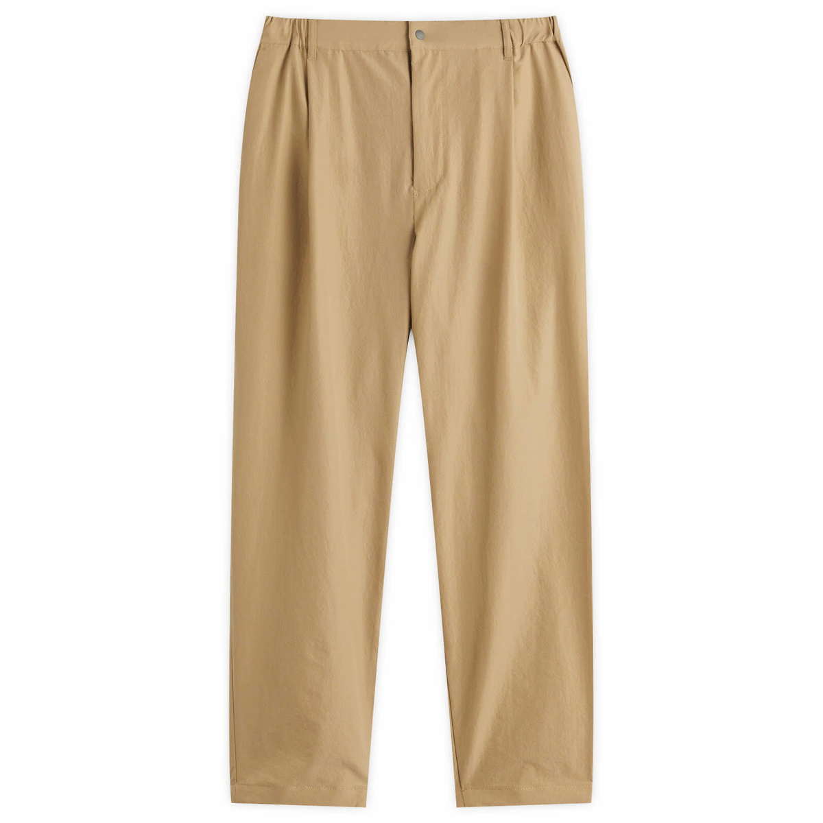 NANGA Men's Dotair® Comfy Tuck Tapered Trousers in Beige