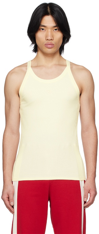 Photo: Wales Bonner Off-White Groove Tank Top