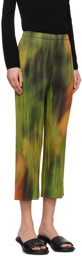 PLEATS PLEASE ISSEY MIYAKE Multicolor Turnip & Spinach Trousers