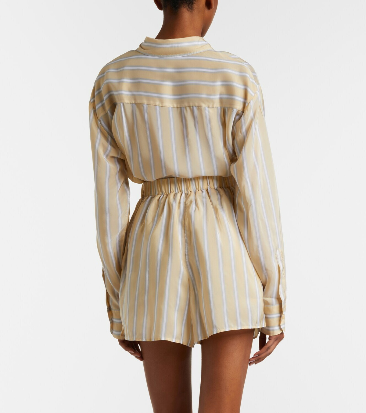 The Frankie Shop Lui striped shorts