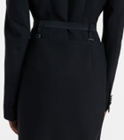 Mugler Cutout pencil skirt