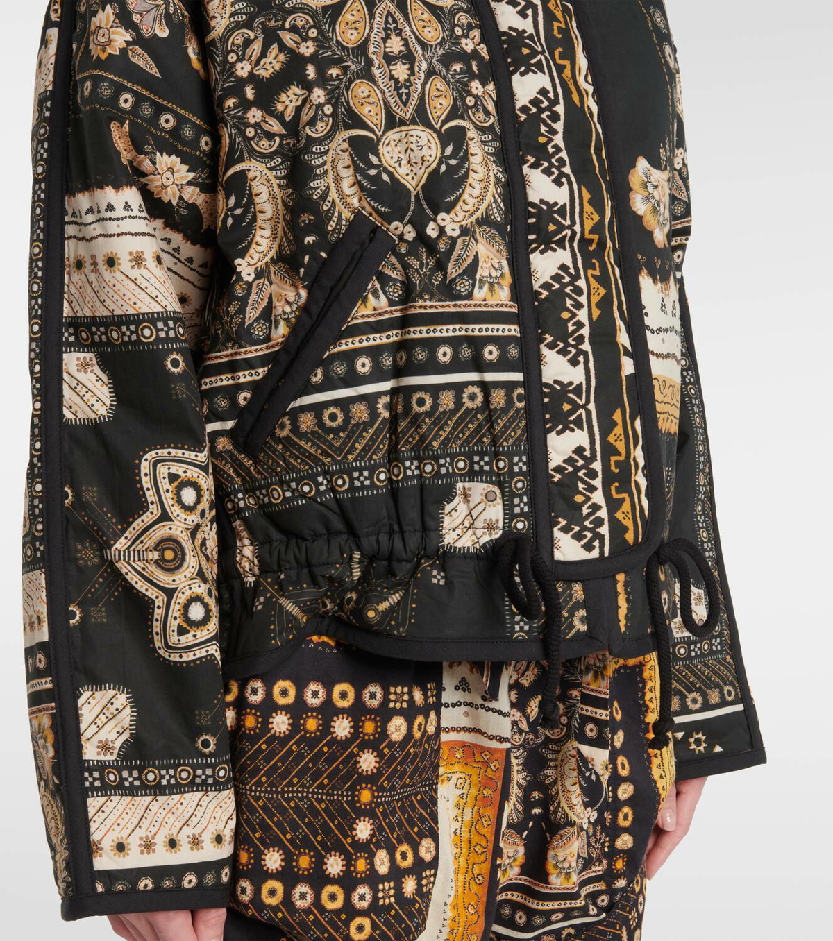 Marant Etoile Granger printed cotton bomber jacket