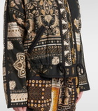Marant Etoile Granger printed cotton bomber jacket