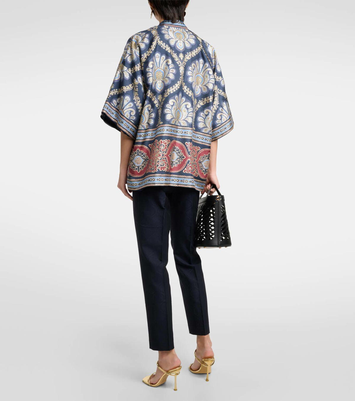 Etro Printed silk jacket Etro