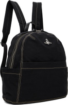 Vivienne Westwood Black George Medium Backpack