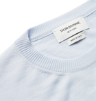 Thom Browne - Striped Merino Wool Sweater - Blue