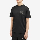 Palm Angels Men's Monogram PA Stud T-Shirt in Black