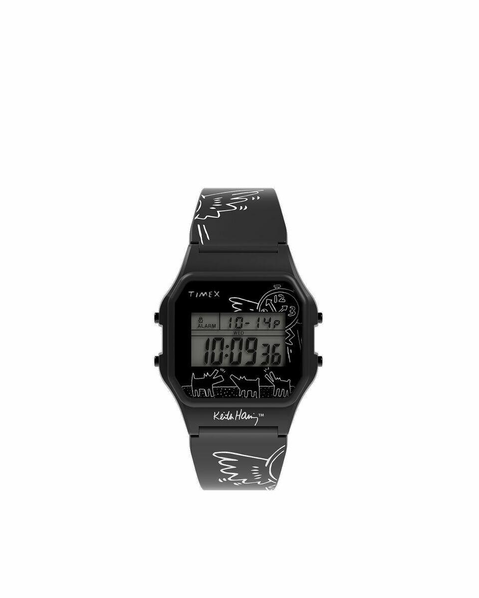 Photo: Timex X Keith Haring Dogs Digital Black - Mens - Watches