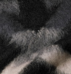 Off-White - Logo-Intarsia Mohair-Blend Sweater - Black