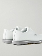 G/FORE - Gallivanter Pebble-Grain Leather Golf Shoes - White