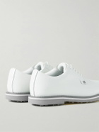 G/FORE - Gallivanter Pebble-Grain Leather Golf Shoes - White